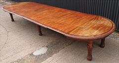 19th Century Dining Table by Gillow 57 long min 57½ deep 208 mech 189½ long leaves _44.JPG